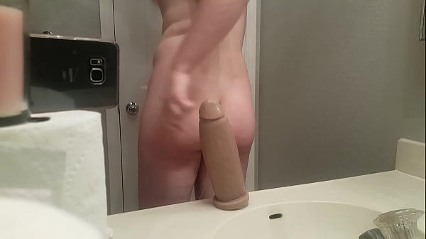 22 year old ass destroyed by huge Boss Hogg dildo from Mr. Hankey'_s Toys