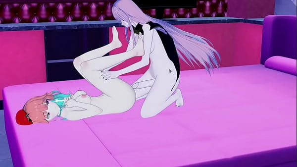 Il sex tape trapelato da Mori Calliope e Kiara Takanashi (Futa con una donna)