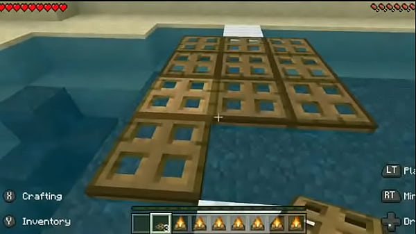felix dando dicas de constru&ccedil_&atilde_o com fugueira no minecraft