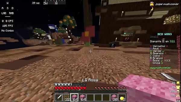 Jogando minecraft muito gostoso (gozei?)