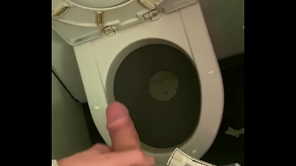 Auf der Flugzeugtoilette gepinkelt und gewichst! Tut mir leid, dass ich nicht fertig geworden bin. Ich glaube, Falcon Al hat mich bemerkt