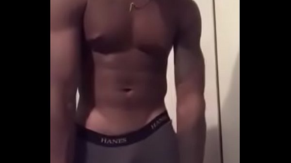 Black Teen works out and stretch&rsquo_s XL BBC (Handsomedevan)