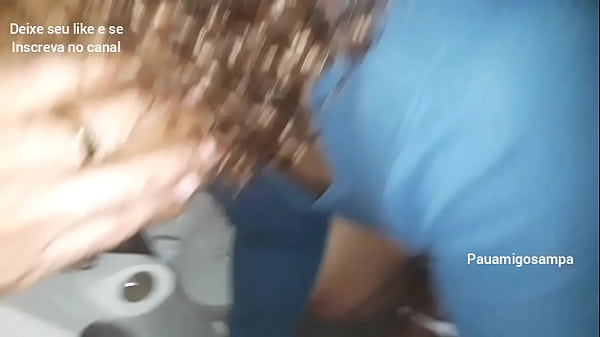 I couldn't wait for the naughty girl to come out of the bathroom and I ate there (Angel Davila Bbb)