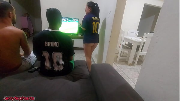 I had to have sex with my husband's friend because of a bet, but I got horny and ended up doing DP with both of them