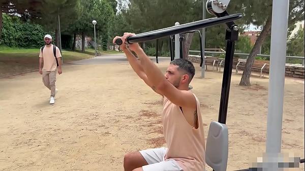 I bareback the little whore I picked up in the park and leave the milk inside him