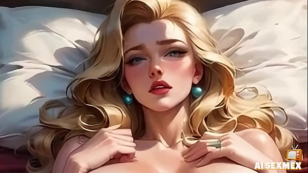 Blonde MILF Gets Deeply Satisfied by a Strong Lover &ndash_ Big Tits &amp_ Intense Orgasm | Virtual Sex [AI generated]