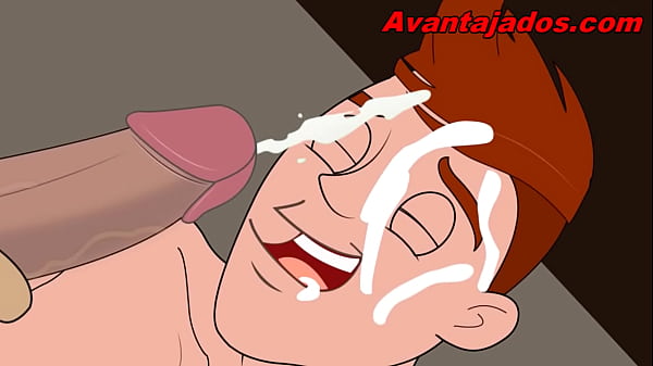 Desenho pornô gay com bunda grande na cabana