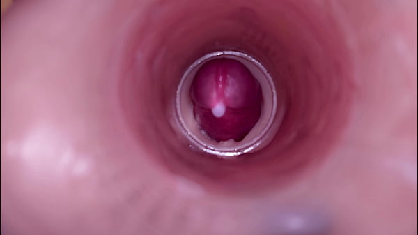 Female Insemination - Internal Camera Captures Deep Male Ejaculation
