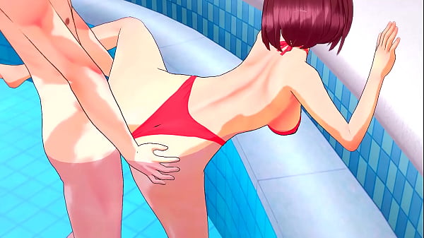 Momo Ayase wird am Pool gefickt – 3D-Anime-Sex