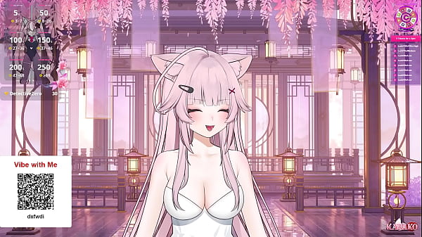 E-Girl Squirts Playing With Customizable VTuber Model! ~ Naughty School Girl Maid Outfit!