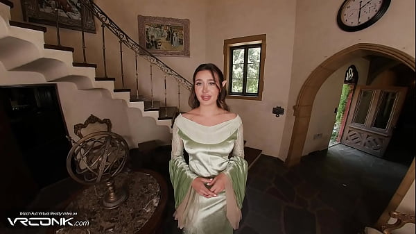 VR Conk: l'elfa arrapata Arwen succhia un cazzo enorme e le palle nella parodia cosplay del Signore degli Anelli pt.3