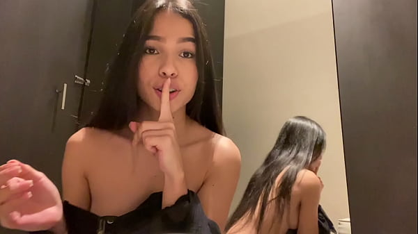 They caught me in the store fitting room squirting and cumming everywhere