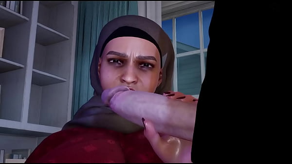 Musulmana árabe hijab con grandes tetas y culo Aisha follada analmente y cubierta de semen