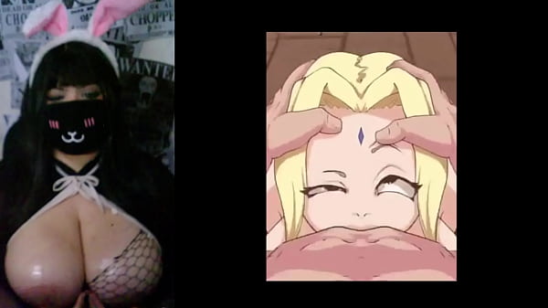 BBW Goth with Big Tits Watching Tsunade Hentai compilation rule34