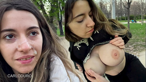Safira Yakkuza Cumwalk en el parque, exhibicionismo en público, baño público, corrida facial [video completo disponible] - Carlo Duro