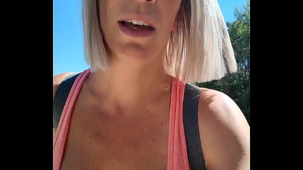 Ready and dressed for my hike! D&eacute_fi to have my pussy broken by a...