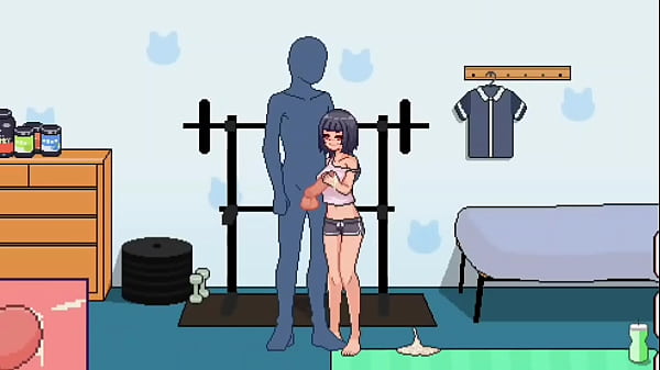 Consegna calda - Consegna di pacchi e incontro con Sakura a cui piace allenarsi e proteine ​​come lo sperma