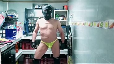 Oscar and his New Year's Eve thongs and his delicious ass