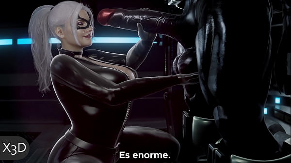 Black Cat Ordering Venom's Huge Balls [Sub-Espa&ntilde_ol] | X3D