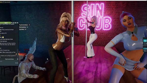 Sexi Nightwiush baby y Milena bailando y besándose