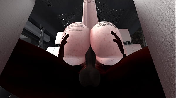 Second Life Schwarzer Mann fickt dämonische weiße Frau in einem SUV