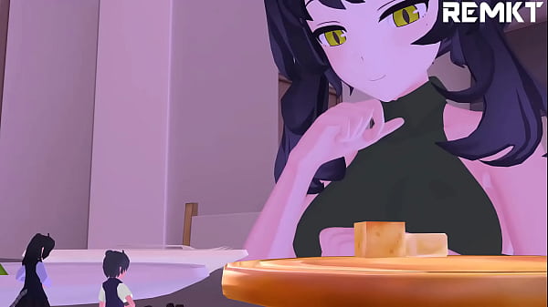 (MMD Giantess) Lunas unerwartete Besucher