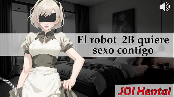 JOI ASMR con 2B. Ho bisogno del maestro del seme, usami molto duramente senza fermarti.