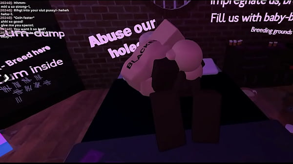 Bei mir zu Hause eine BBC-Schlampe benutzen (Roblox)