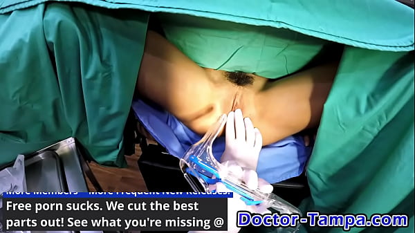 Werden Sie Doktor Tampa, führen Sie Aria Nicole ein Spekulum und einen Katheter ein, während sie sich bei Doctor-TampaCom dem „Verfahren“ unterzieht, um sterilisiert zu werden