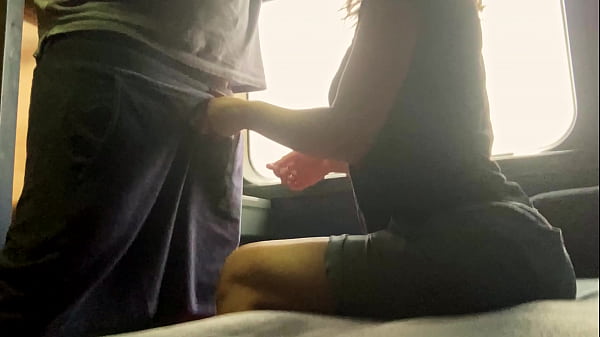 Nothing is too risky when you'_re excited. Risky wank in a passenger train