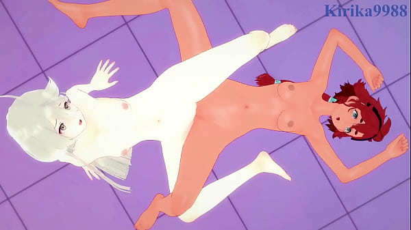 Cagalli Yula Athha und Lacus Clyne sowie Suletta Mercury und Miorine Rembran spielen intensives Lesbenspiel. - Mobile Suit Gundam SEED & The Witch von Mercury Hentai