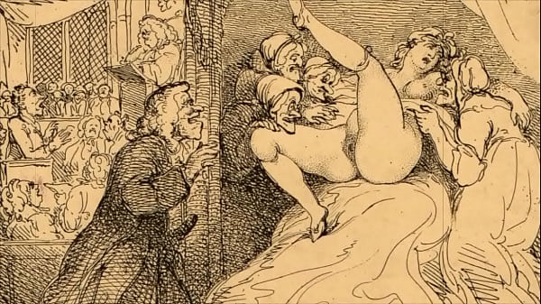 Vintage erotische Zeichnungen