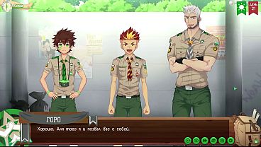 Game: Friends Camp, Way 2, Episode 39 - Walking around the city (Russian voiceover)