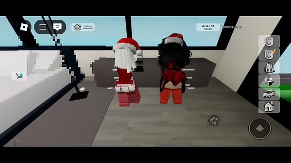 Christmas fuck with two Noel mothers in Brookhaven - Roblox