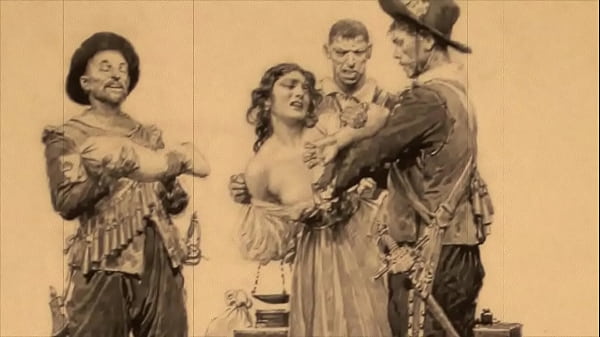 Vintage erotische Zeichnungen