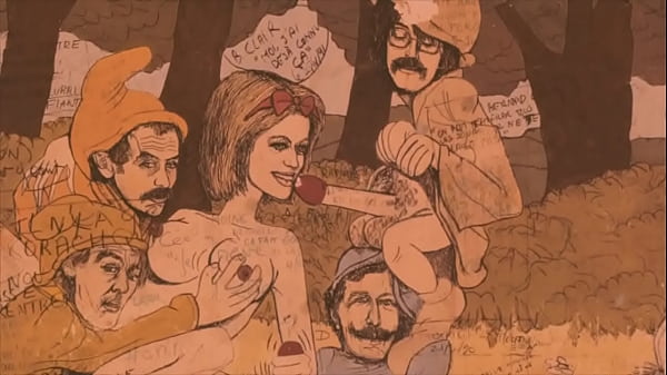 Vintage erotische Zeichnungen