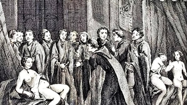 Vintage erotische Zeichnungen