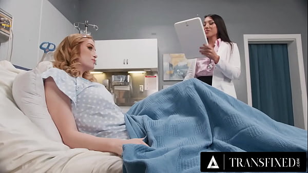 TRANSFIXED - Nurse Riley Nixon Gets TAG TEAMED By Hung Patient Erica Cherry &amp_ Doctor Kasey Kei