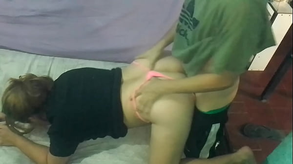 My sexy girlfriend in doggy style, with an ending inside