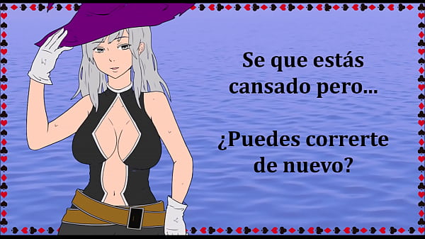 Your mistress rescues you and fucks you to save you. JOI roleplay with a witch.