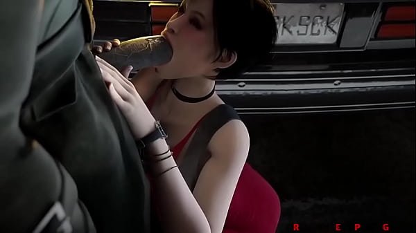 Jill et Claire baisent avec Leon - Compilation sexuelle de Resident Evil