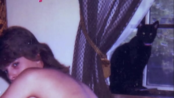 Ragazze vintage con animali domestici