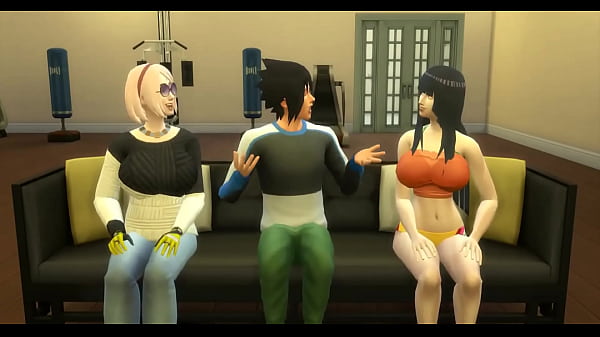 Naruto Hentai Episodio 48 Sasuke se vuelve a follar a Hinata esta vez en la cocina y Naruto ni siquiera se da cuenta de cómo están follando a su esposa.