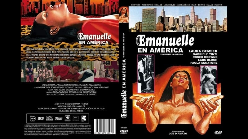 Emanuelle in America (1977) laura gemser, paola senatore retro, cổ điển, cổ điển, khiêu dâm, khiêu dâm, tình dục, đồng tính nữ, sữa]
